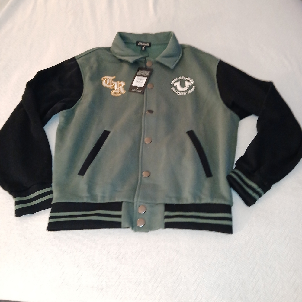 NWT Sz.S Mens True Religion Button Up Jacket